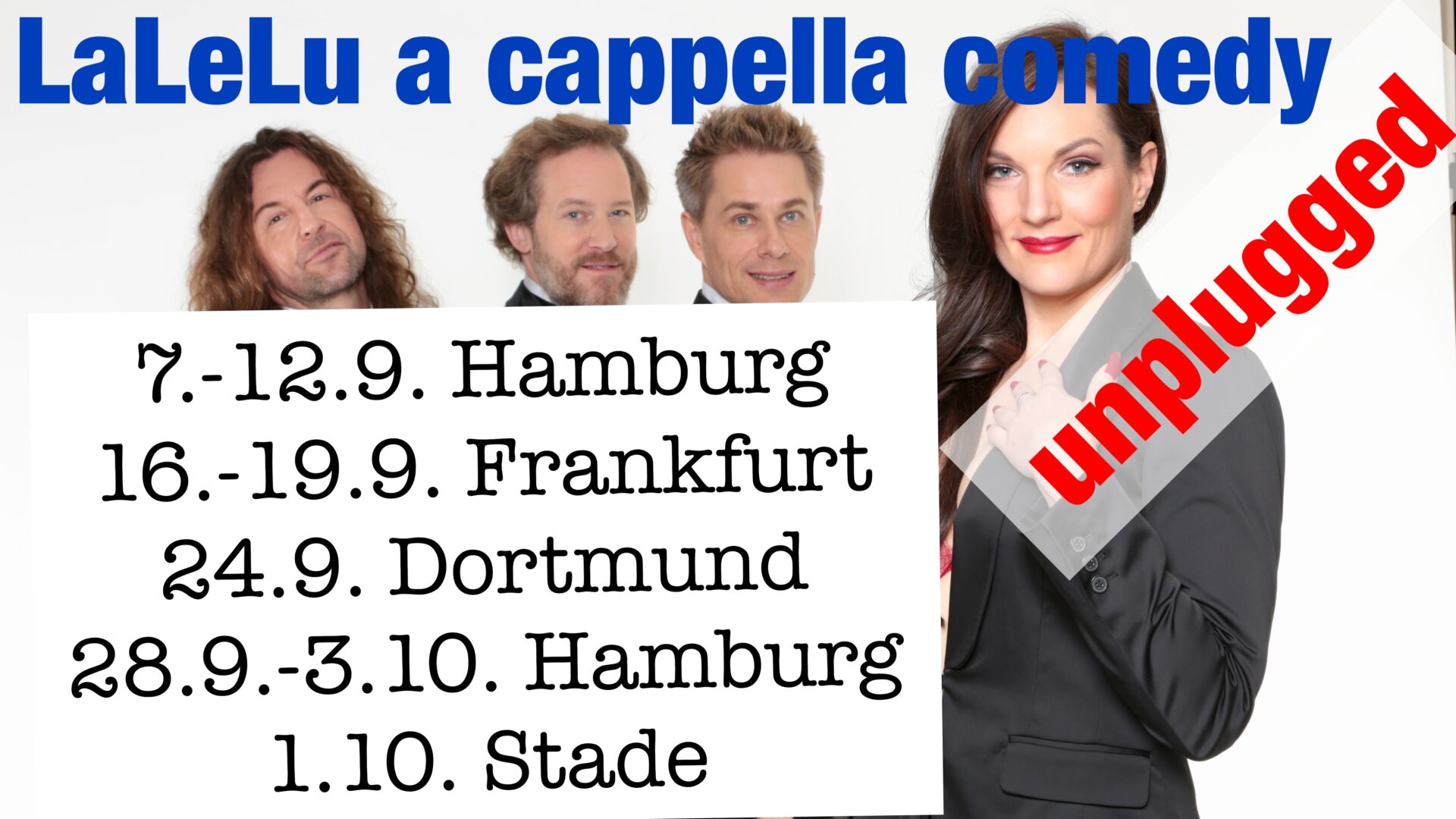 Der September mit LaLeLu a cappella comedy
